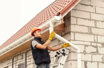 Pose et remplacement de gouttières à Turriers